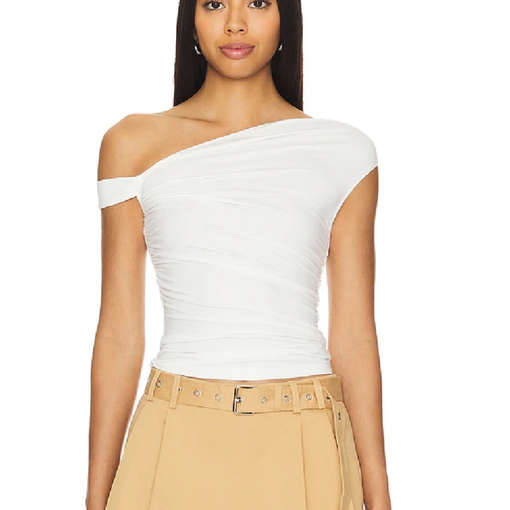 Superdown X Maggie Macdonald Moxie Top - white - womens size XS